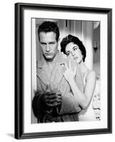 Cat on a Hot Tin Roof, Paul Newman, Elizabeth Taylor, 1958-null-Framed Photo