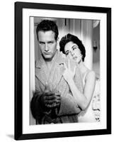 Cat on a Hot Tin Roof, Paul Newman, Elizabeth Taylor, 1958-null-Framed Photo