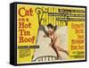 Cat on a Hot Tin Roof, UK Movie Poster, 1958-null-Framed Stretched Canvas