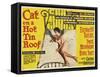 Cat on a Hot Tin Roof, UK Movie Poster, 1958-null-Framed Stretched Canvas