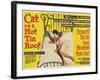 Cat on a Hot Tin Roof, UK Movie Poster, 1958-null-Framed Art Print