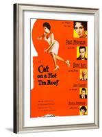 Cat on a Hot Tin Roof-null-Framed Art Print