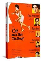 Cat on a Hot Tin Roof-null-Stretched Canvas