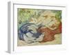 Cat on a Red Cloth, 1909/1910-Franz Marc-Framed Giclee Print