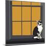 Cat on a Window Sill I-Emily Kalina-Mounted Art Print