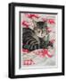 Cat on Quilt-Anne Robinson-Framed Giclee Print