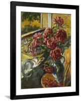 Cat on the Edge of the Window-Nicolas Alexandrovitch Tarkhoff-Framed Giclee Print