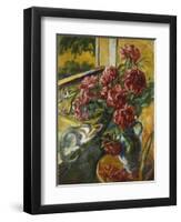 Cat on the Edge of the Window-Nicolas Alexandrovitch Tarkhoff-Framed Giclee Print