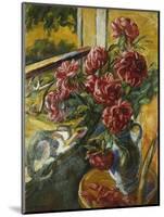 Cat on the Edge of the Window-Nicolas Alexandrovitch Tarkhoff-Mounted Giclee Print