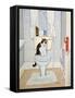 Cat on the Loo, 1991-Ditz-Framed Stretched Canvas