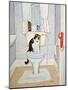 Cat on the Loo, 1991-Ditz-Mounted Giclee Print