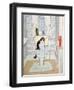 Cat on the Loo, 1991-Ditz-Framed Giclee Print