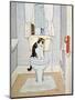 Cat on the Loo, 1991-Ditz-Mounted Giclee Print