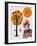 Cat Painting the World Orange-null-Framed Giclee Print