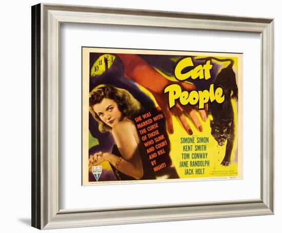 Cat People, 1942, Directed by Jacques Tourneur-null-Framed Giclee Print