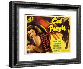 Cat People, 1942, Directed by Jacques Tourneur-null-Framed Giclee Print