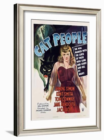 Cat People, 1942, Directed by Jacques Tourneur-null-Framed Giclee Print