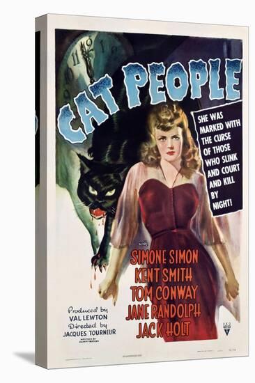 Cat People, 1942, Directed by Jacques Tourneur-null-Stretched Canvas