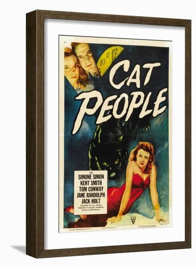 Cat People, 1942, Directed by Jacques Tourneur-null-Framed Giclee Print