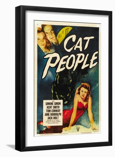 Cat People, 1942, Directed by Jacques Tourneur-null-Framed Giclee Print