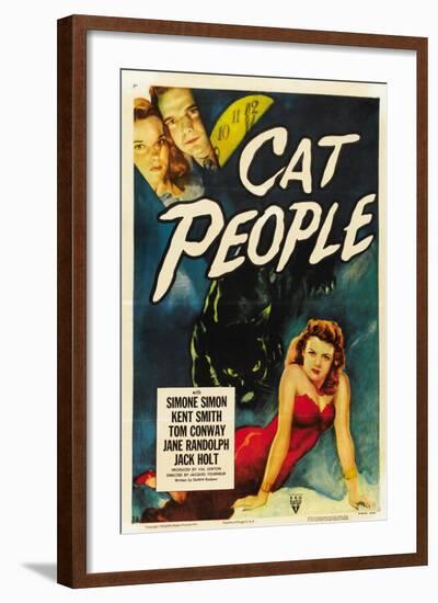 Cat People, 1942, Directed by Jacques Tourneur-null-Framed Giclee Print