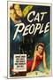 Cat People, 1942, Directed by Jacques Tourneur-null-Mounted Giclee Print