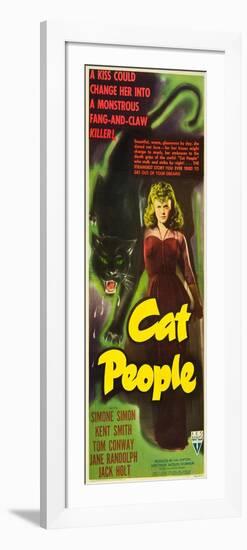 Cat People, Simone Simon, 1942-null-Framed Art Print