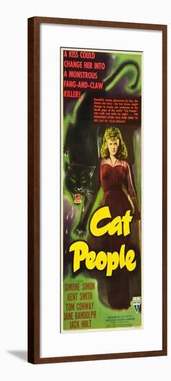 Cat People, Simone Simon, 1942-null-Framed Art Print