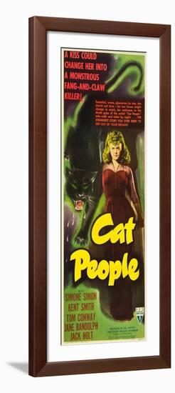 Cat People, Simone Simon, 1942-null-Framed Art Print