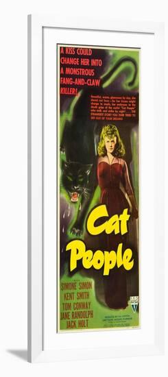 Cat People, Simone Simon, 1942-null-Framed Art Print