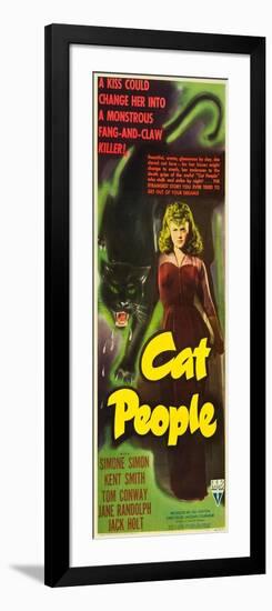 Cat People, Simone Simon, 1942-null-Framed Art Print