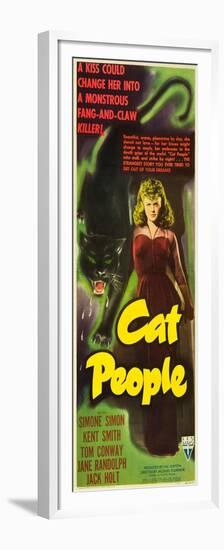 Cat People, Simone Simon, 1942-null-Framed Premium Giclee Print