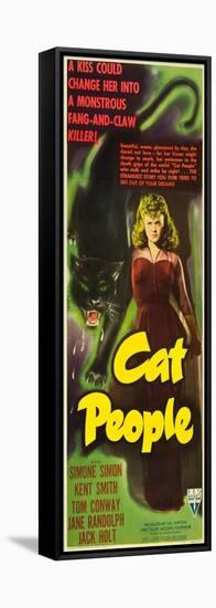 Cat People, Simone Simon, 1942-null-Framed Stretched Canvas