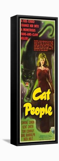 Cat People, Simone Simon, 1942-null-Framed Stretched Canvas