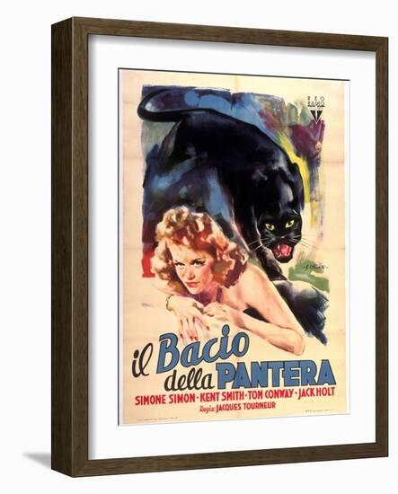 Cat People, Simone Simon, 1942-null-Framed Art Print