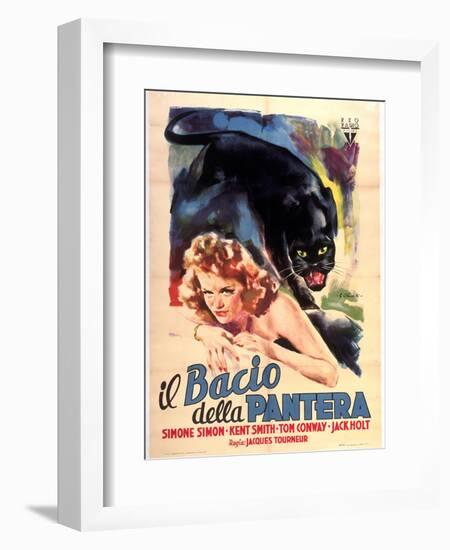 Cat People, Simone Simon, 1942-null-Framed Art Print