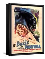 Cat People, Simone Simon, 1942-null-Framed Stretched Canvas