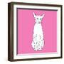 Cat Pointy Ears-Anna Nyberg-Framed Art Print