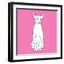 Cat Pointy Ears-Anna Nyberg-Framed Art Print