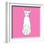 Cat Pointy Ears-Anna Nyberg-Framed Art Print