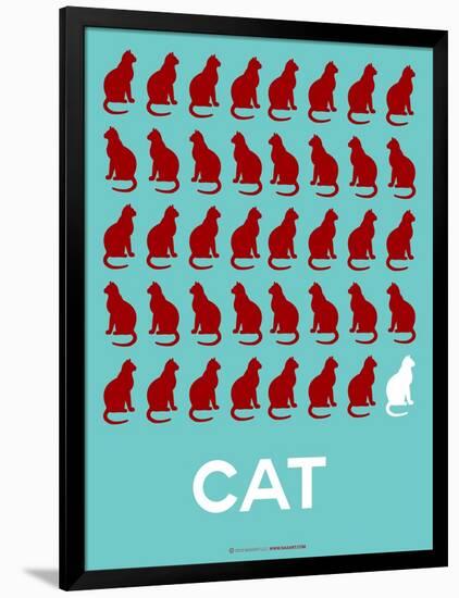 Cat Poster-NaxArt-Framed Art Print