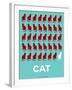 Cat Poster-NaxArt-Framed Art Print