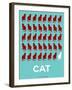 Cat Poster-NaxArt-Framed Art Print