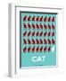 Cat Poster-NaxArt-Framed Art Print