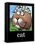 Cat Poster-Tim Nyberg-Framed Stretched Canvas