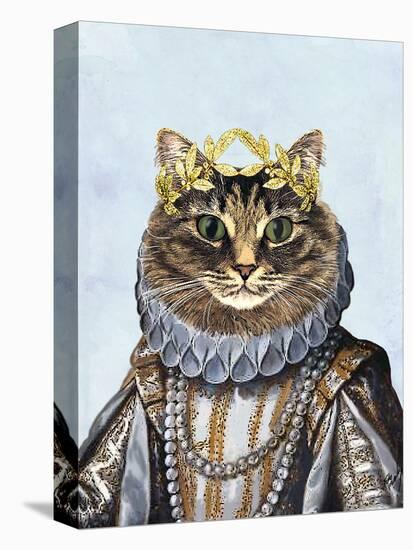 Cat Queen-Fab Funky-Stretched Canvas
