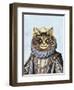 Cat Queen-Fab Funky-Framed Art Print