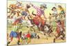 Cat Rodeo-null-Mounted Premium Giclee Print