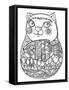 Cat Russian-Oxana Zaika-Framed Stretched Canvas