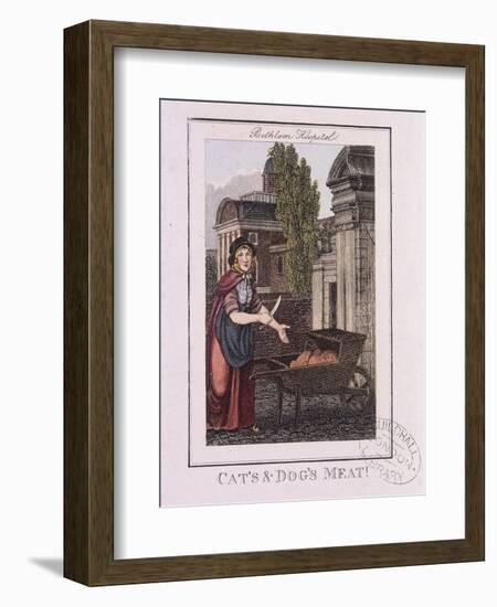 Cat's and Dog's Meat!, Cries of London, 1804-William Marshall Craig-Framed Giclee Print